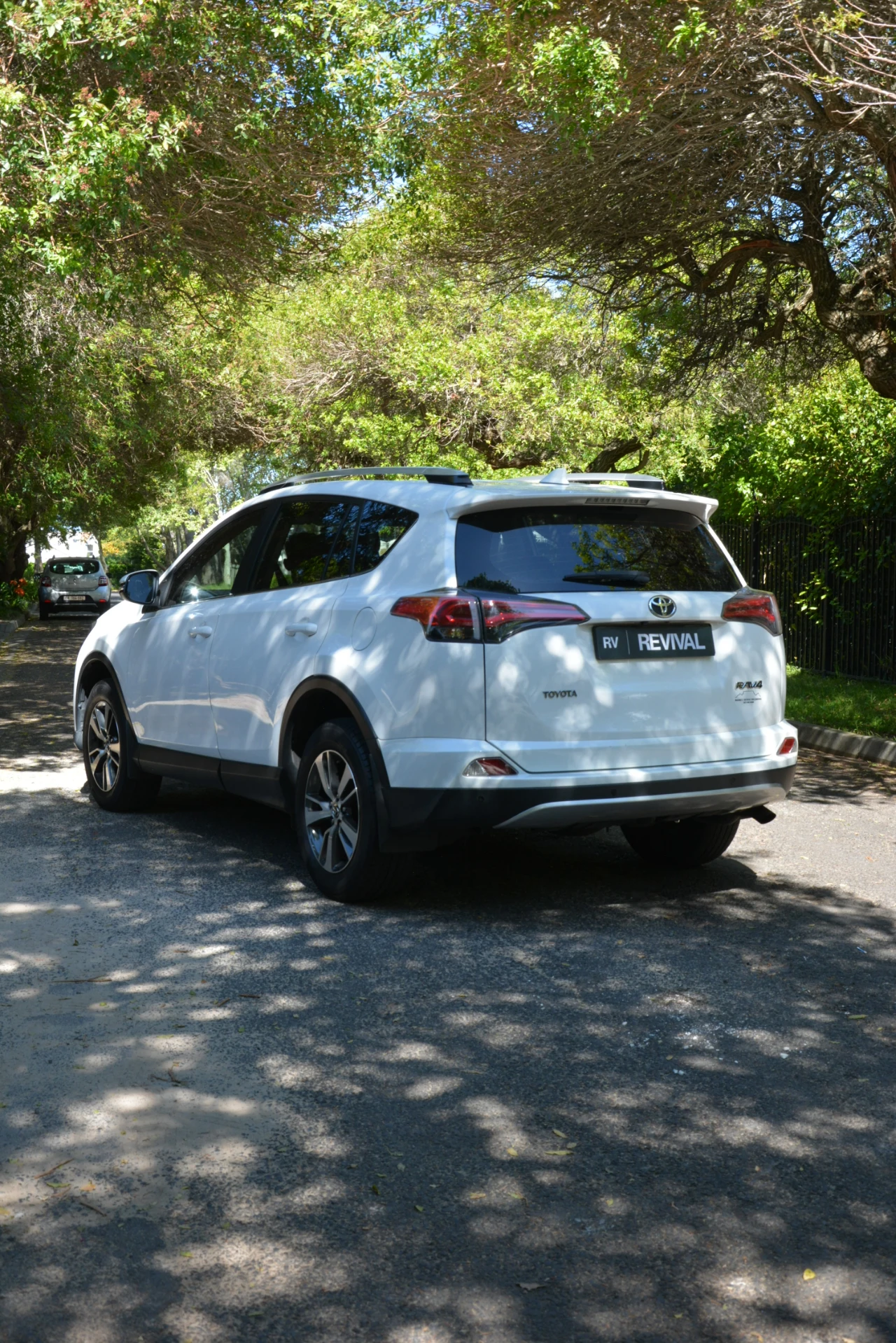 Toyota RAV4 viewed from the rear