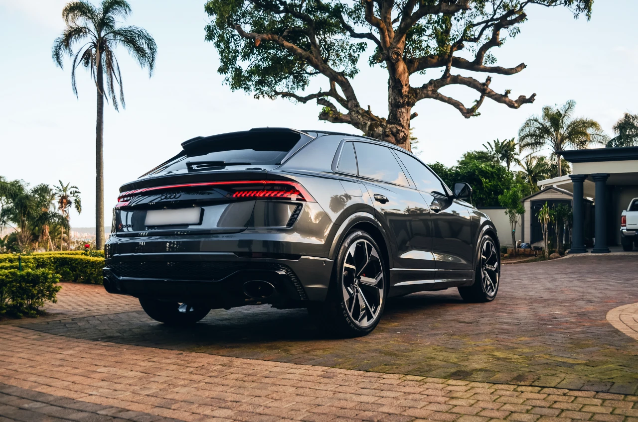 Audi RSQ8 viewed from the rear